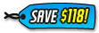 Save $118